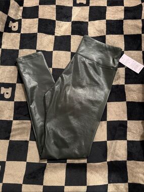 wild fable Olive Faux Leather Leggings